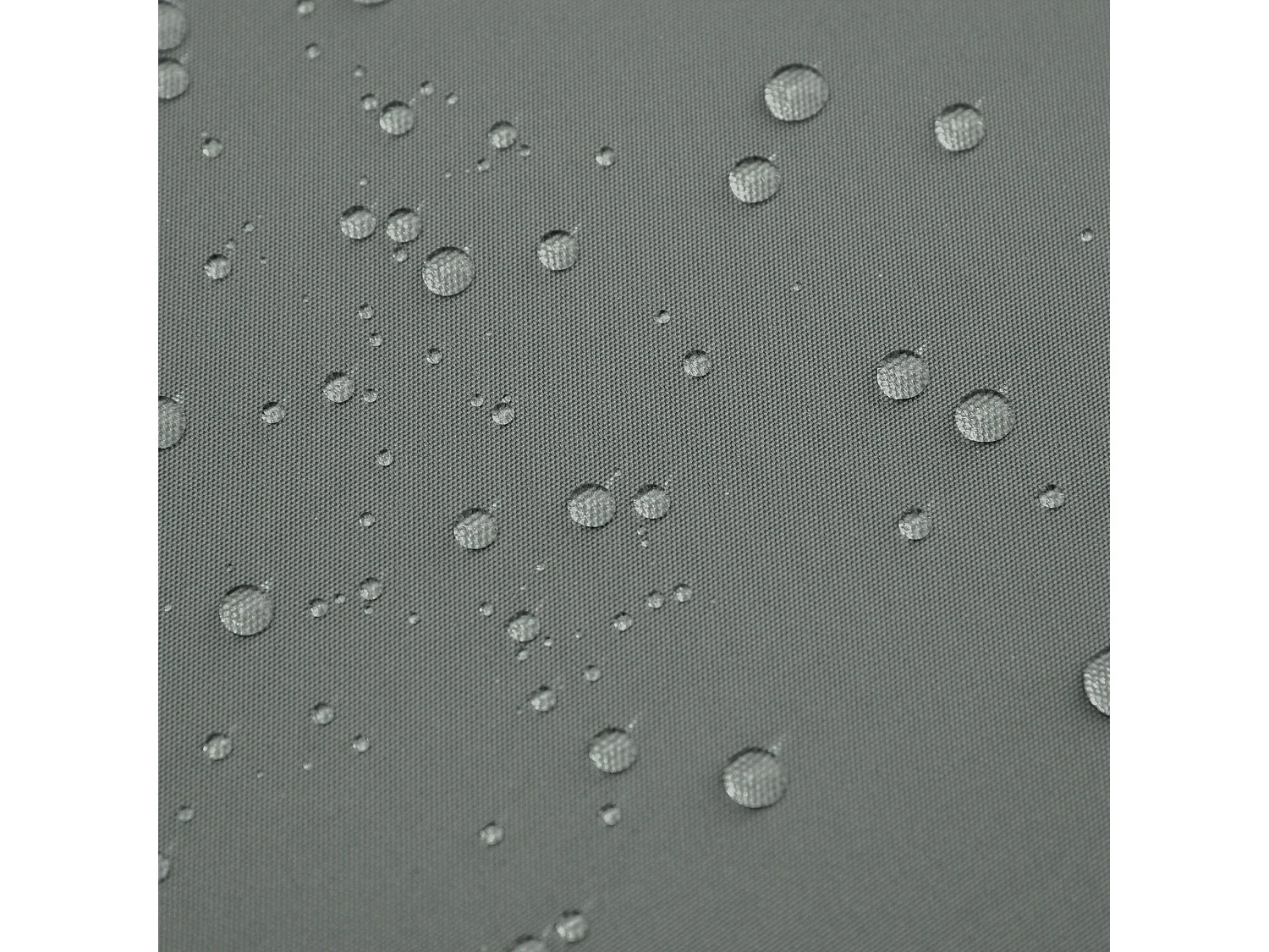 Set 2 cuscini per sdraio da esterno imbottiti in cotone grigio scuro