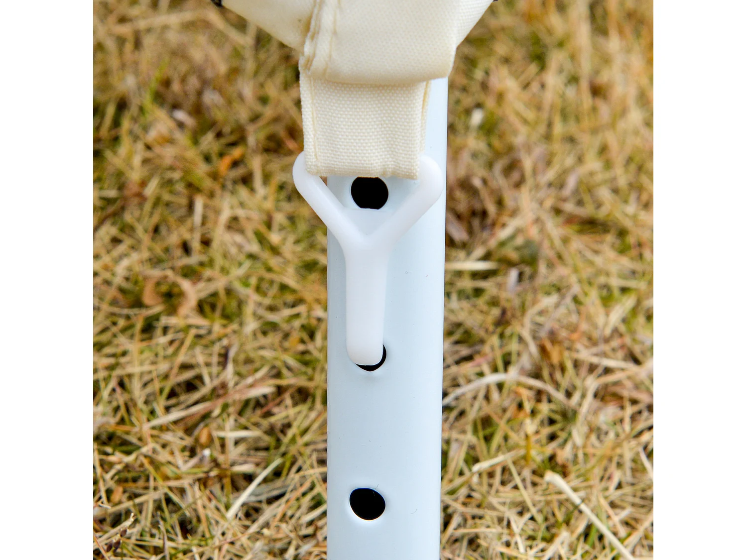 Gazebo da giardino impermeabile con zanzariera beige