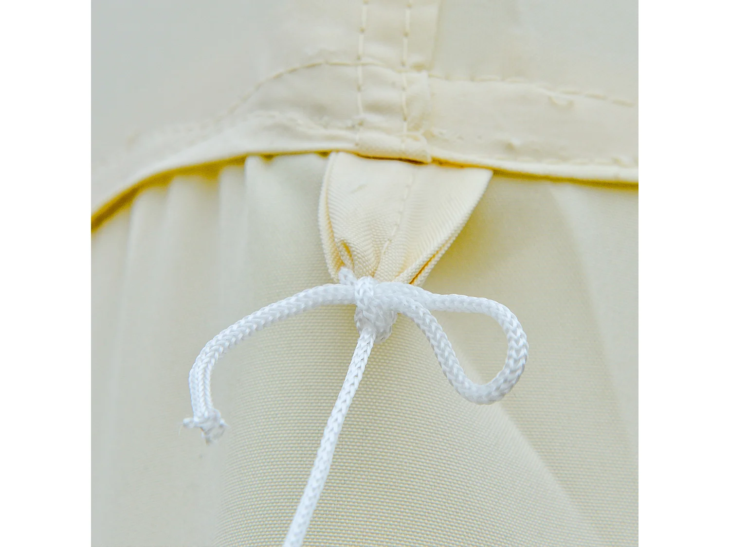 Gazebo da giardino impermeabile con zanzariera beige