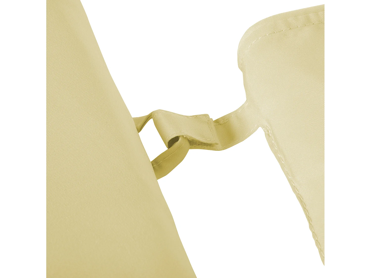 Cuscino per sdraio lettino prendisole da giardino solo cuscino 198x53x5cm bianco crema