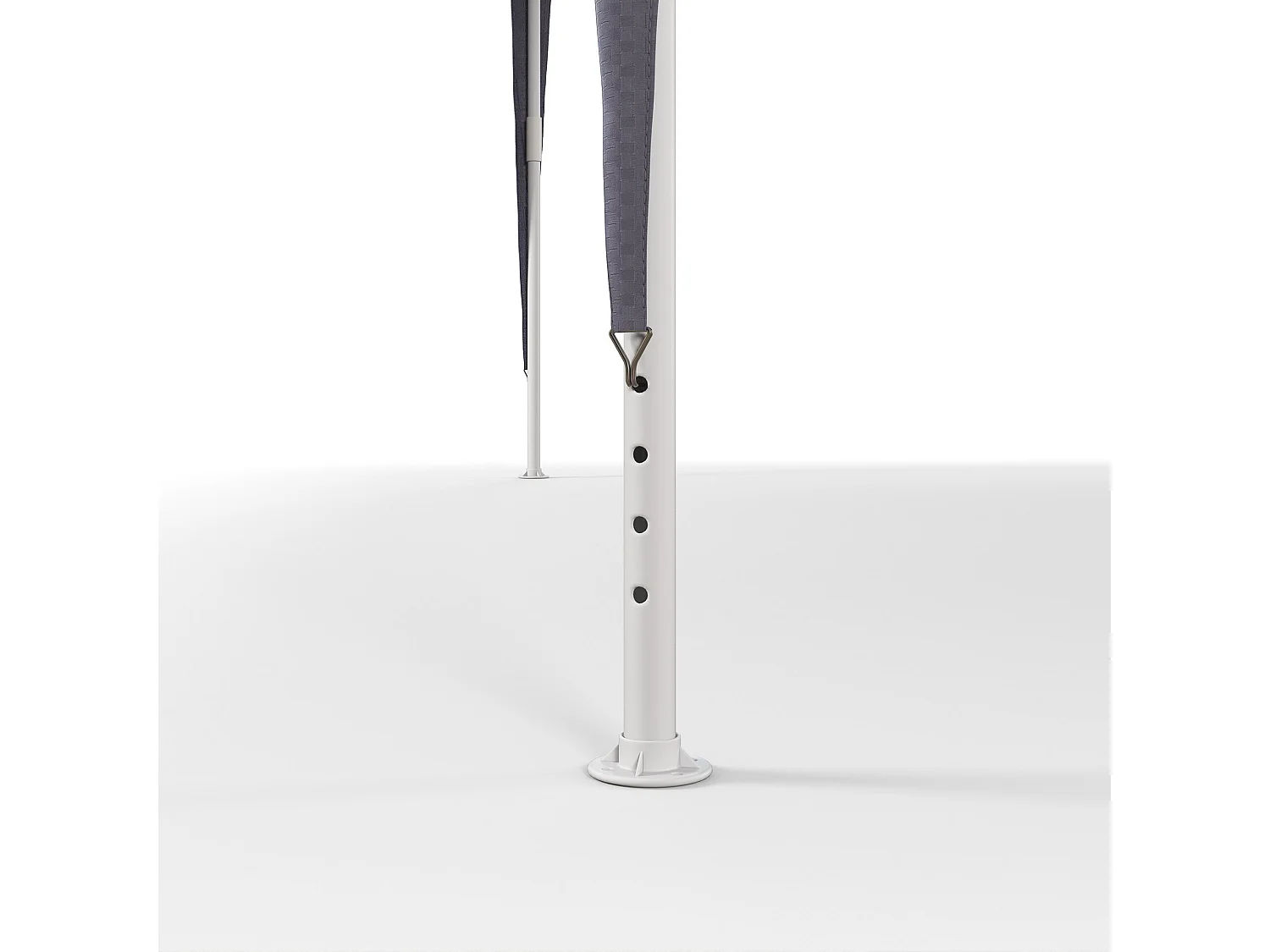 Gazebo da giardino 3x3m pieghevole e portatile anti uv blu