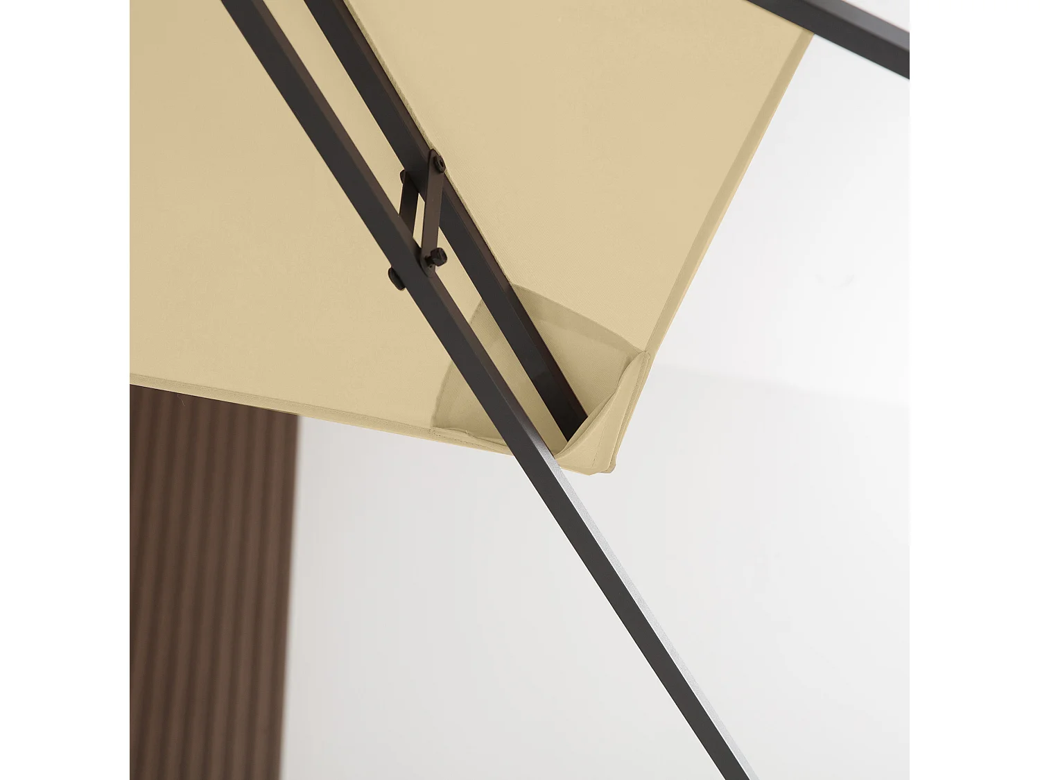 Tetto di ricambio per gazebo da giardino 4x3m in poliestere crema