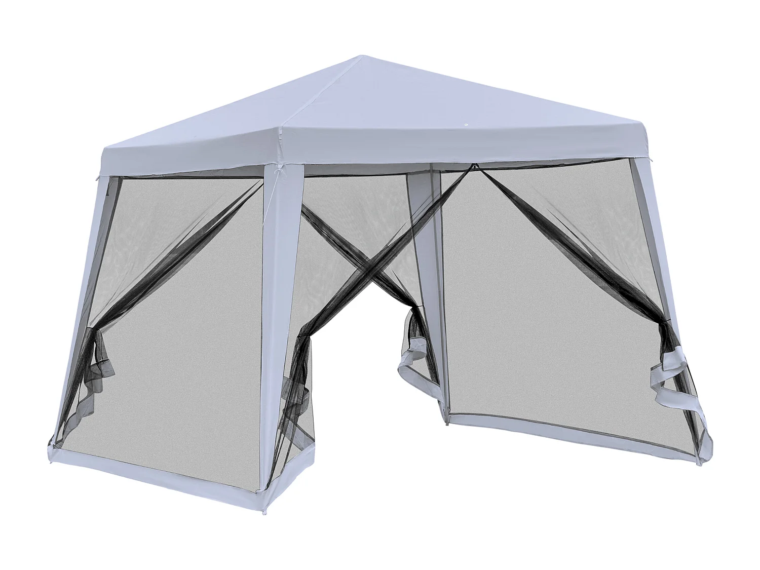 Gazebo da giardino 3x3 m con zanzariera copertura e struttura