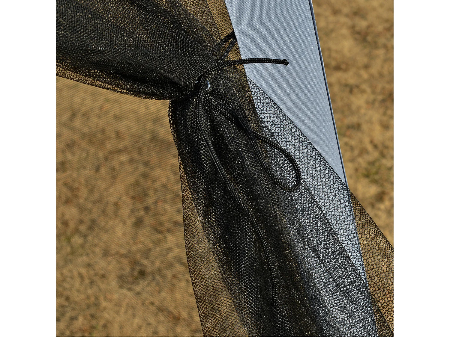 Gazebo da giardino 3x3 m con zanzariera copertura e struttura