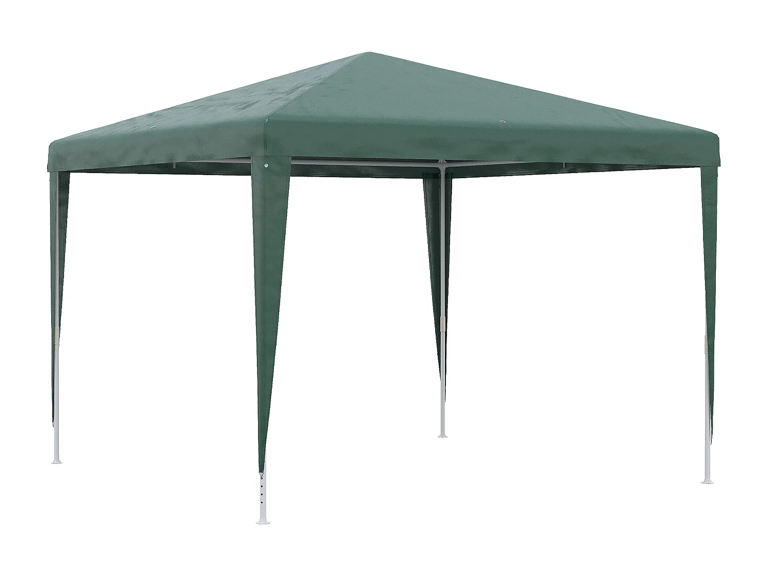 Gazebo da giardino 3x3m e portatile anti uv verde