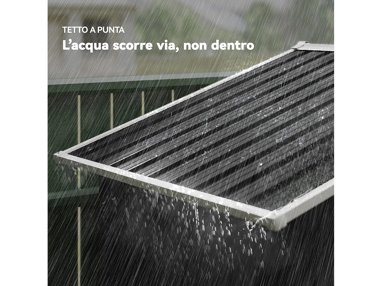 Casetta da giardino 1.8m2 in acciaio zincato grigio scuro