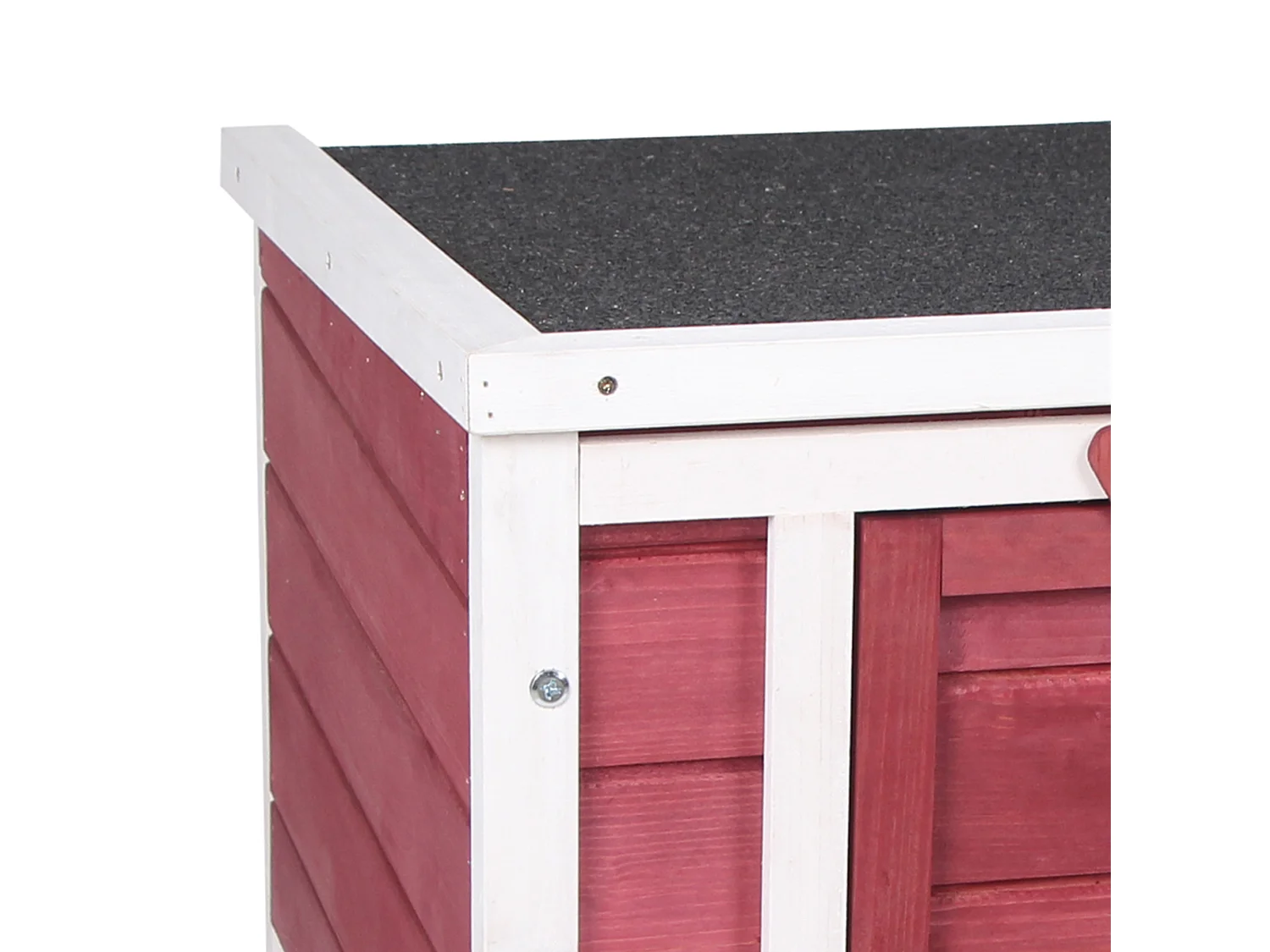 Gabbia per conigli con rampa antiscivolo in legno di abete rosso