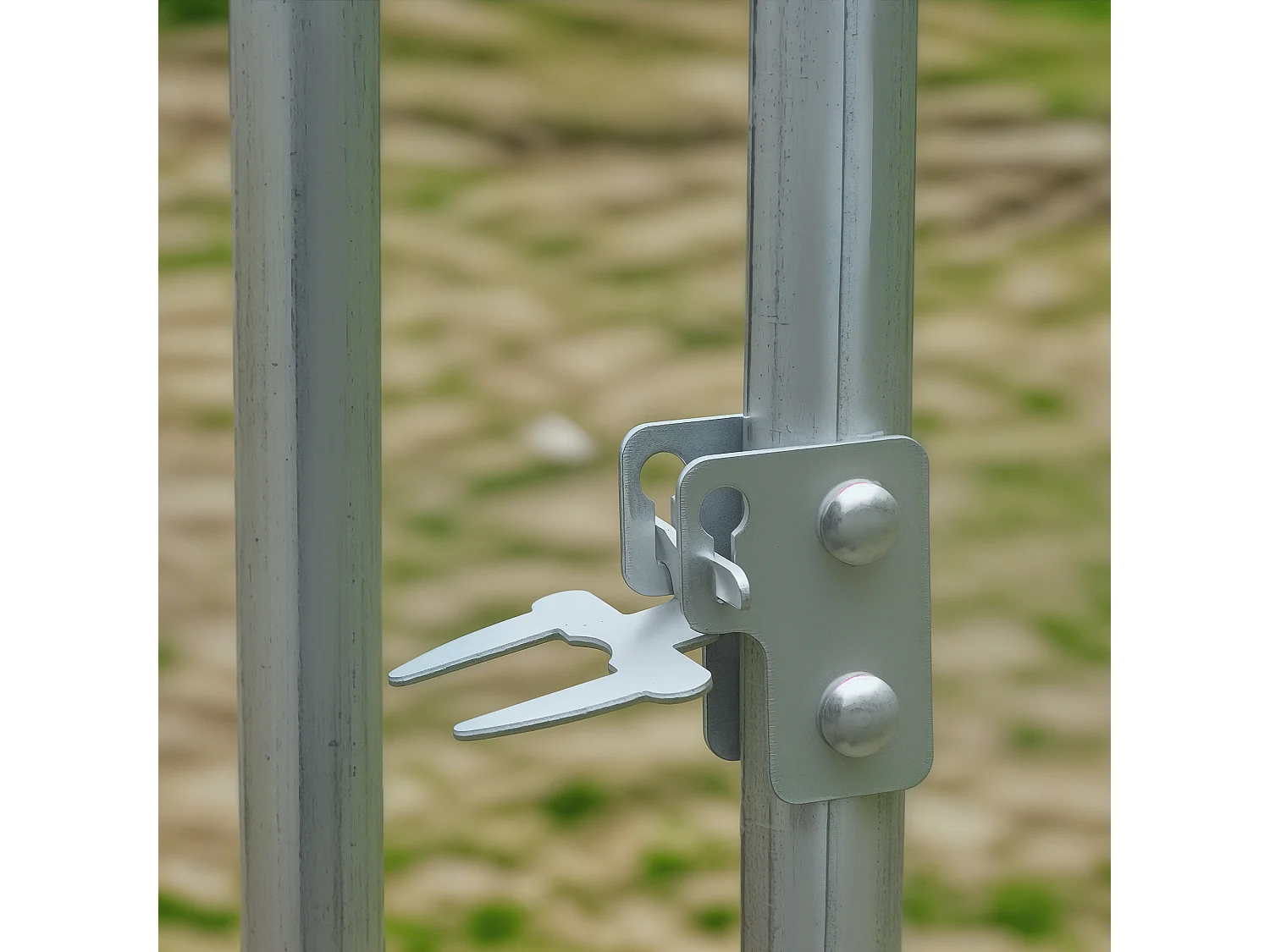 Recinto per galline con copertura anti uv 280x190x197 cm in metallo