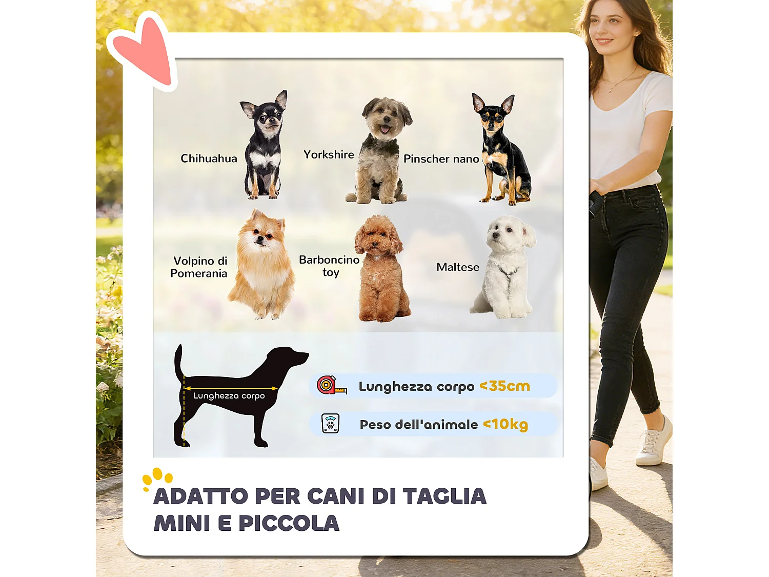 Passeggino per cani pieghevole con copertura antipioggia grigio