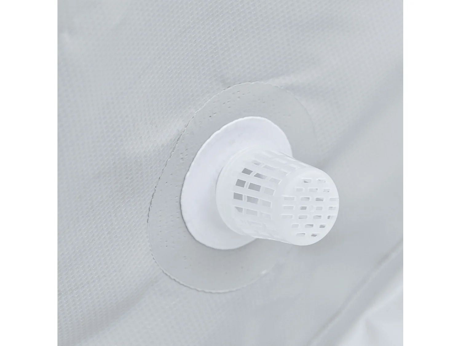 Piscina fuoriterra rettangolare rigida 252x152x65cm grigio