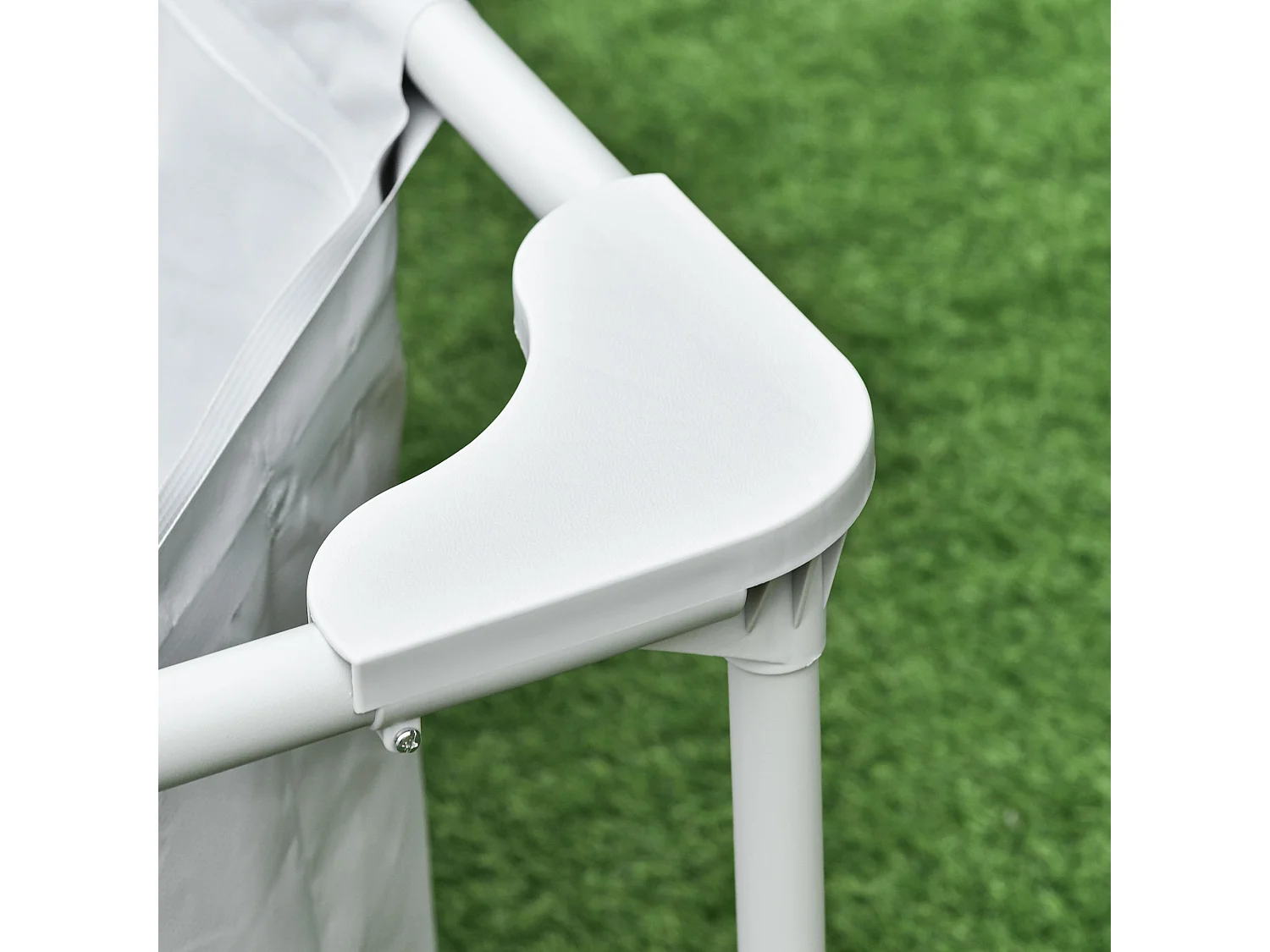 Piscina fuoriterra rettangolare rigida 252x152x65cm grigio