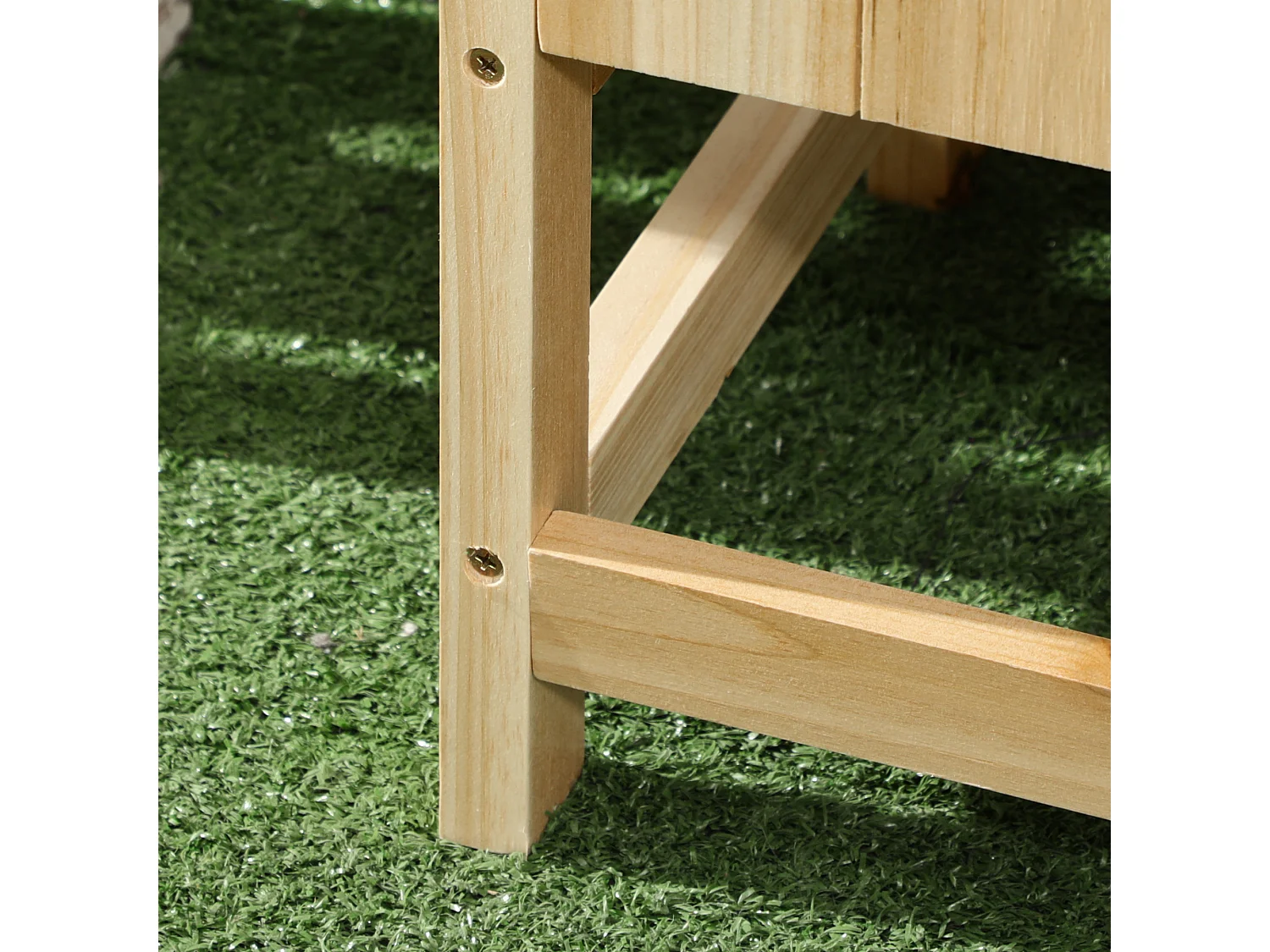 Orto rialzato verticale e salvaspazio in legno di abete