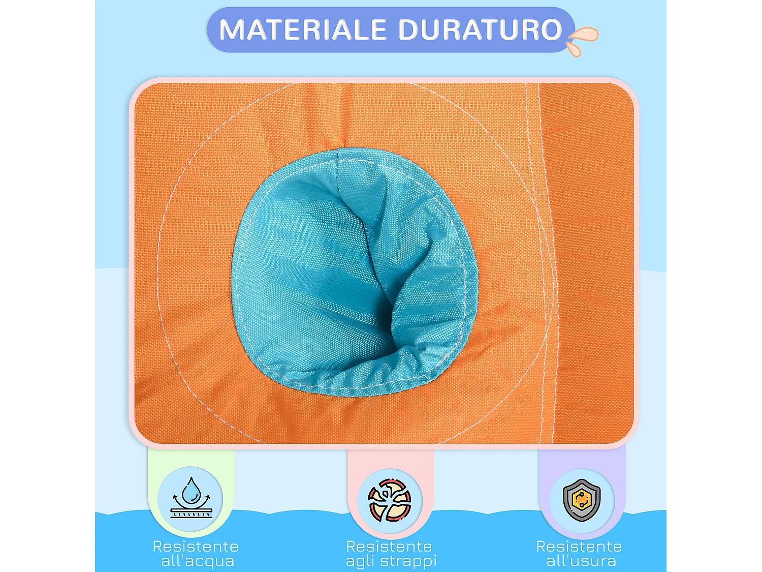 Castello gonfiabile per bambini 3-8 anni con gonfiatore incluso