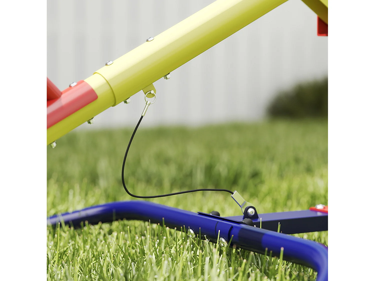 Altalena bilico per bambini girevole 360 gradi in metallo multicolore