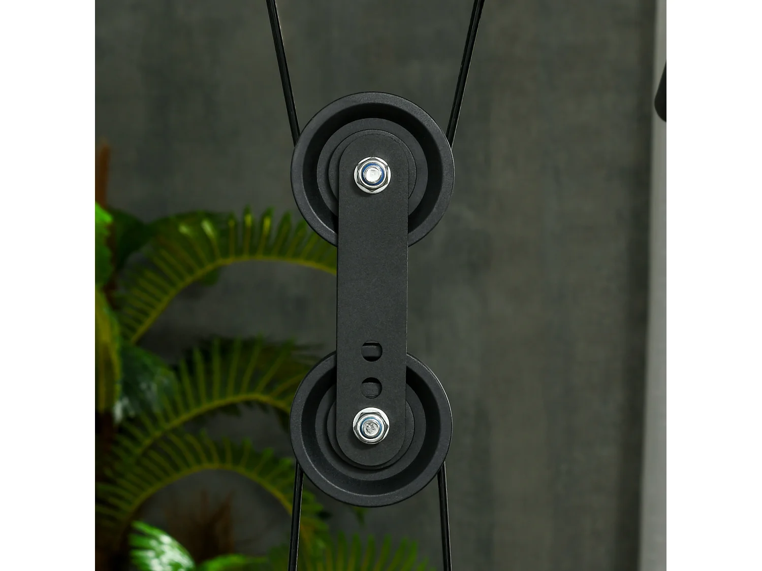 Power tower multifunzione con panca e porta bilanciere in acciaio nero