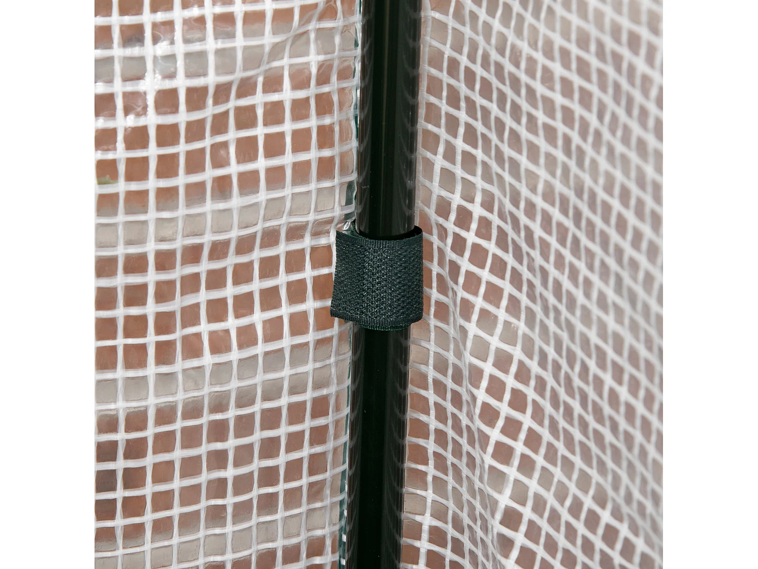 Letto per orto con serra in legno e PE grigio scuro