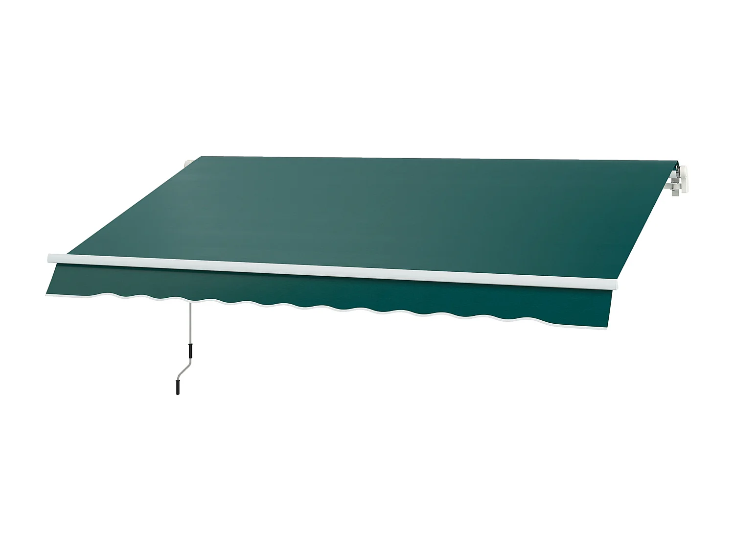 Telo di ricambio per tenda parasole 3x2.5 m in poliestere verde