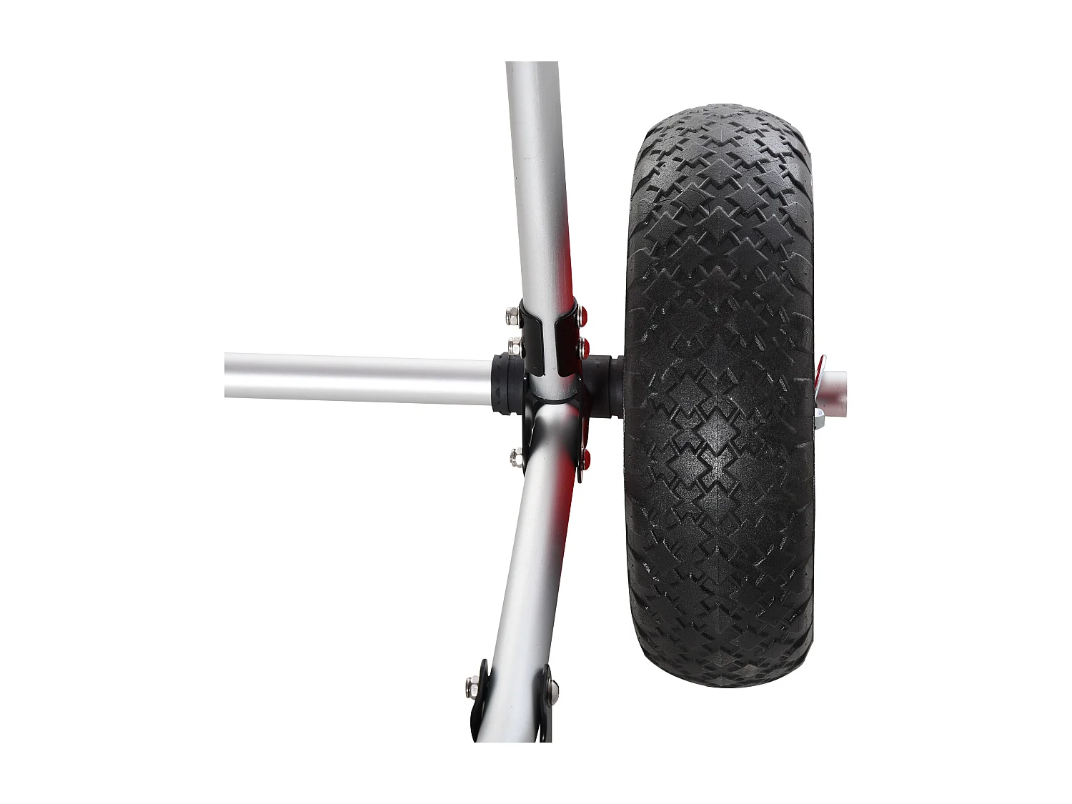 Carrellino da spiaggia per kayak e canoa con paraurti e cavalletto