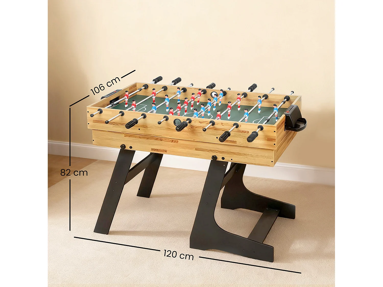 Tavolo multigioco 13 in 1 pieghevole per adulti e bambini da 6 anni