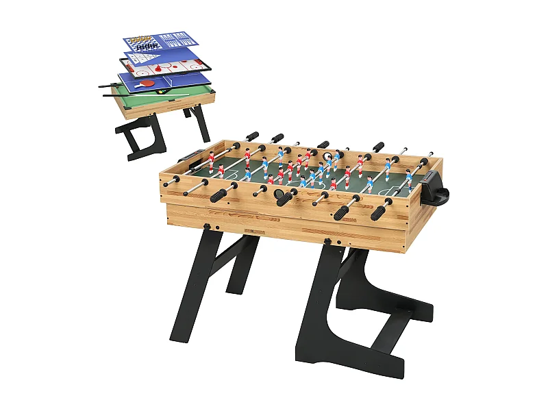 Tavolo multigioco 13 in 1 pieghevole per adulti e bambini da 6 anni