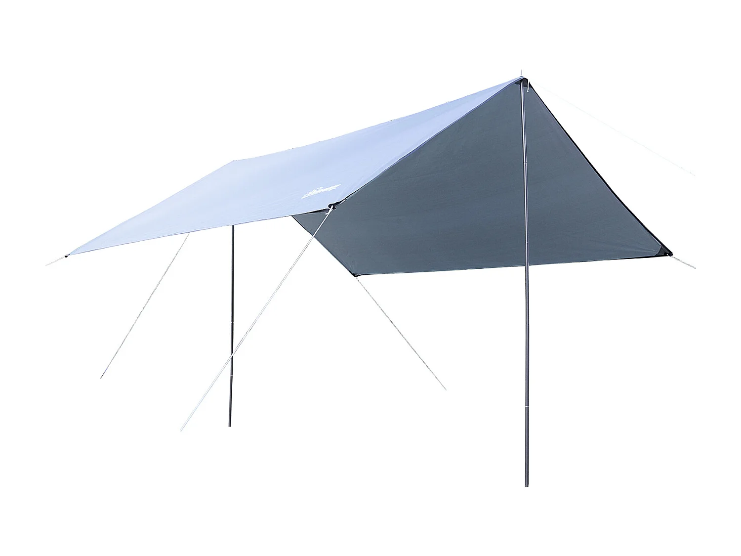 Tenda da sole portatile 3x3m tendalino impermeabile con borsa bianco