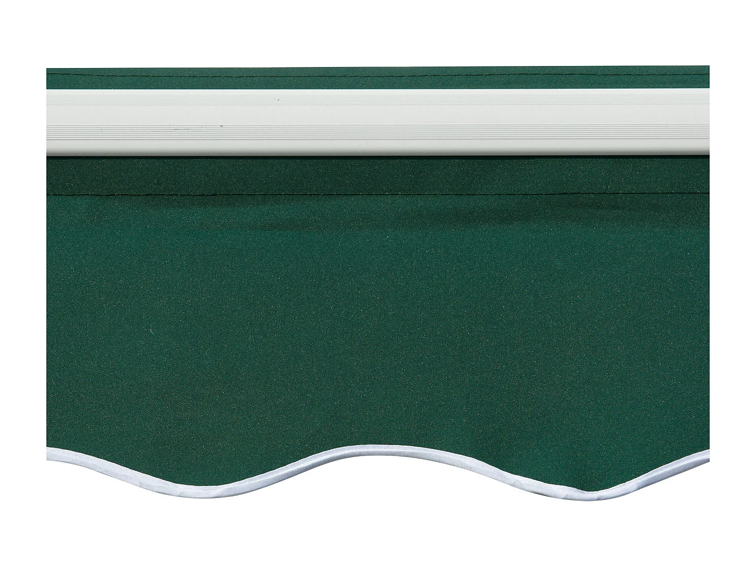 Tenda da sole a manovella 3x2 m ad angolazione regolabile verde