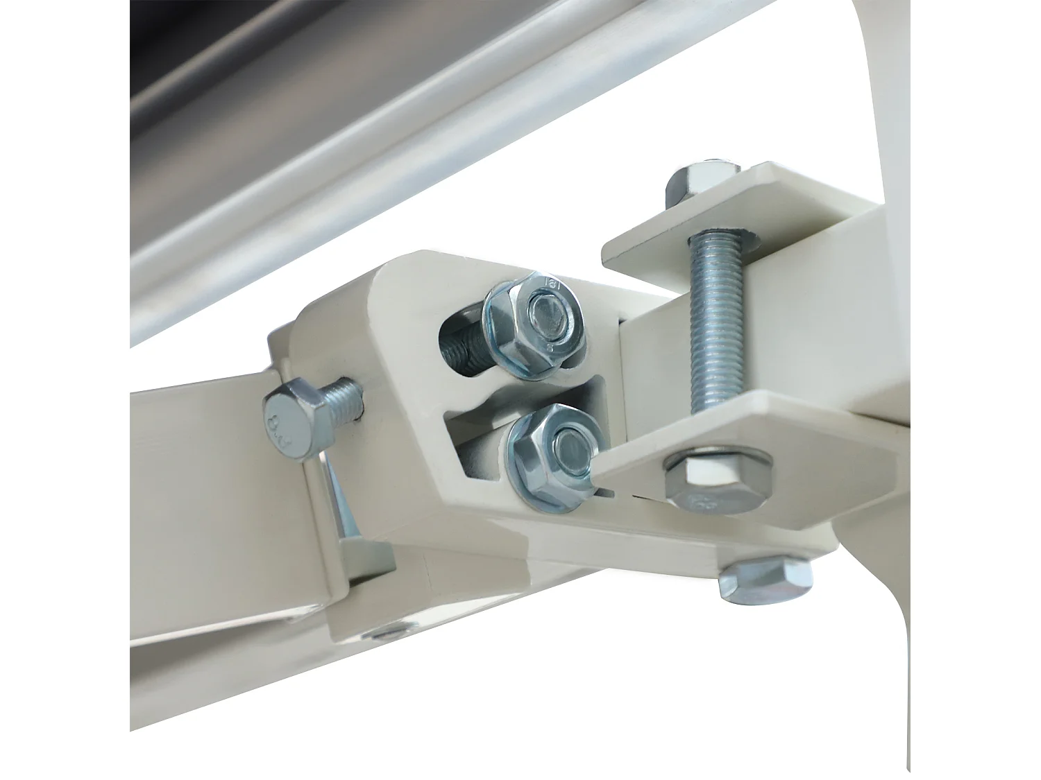 Tenda da sole avvolgibile 3x2.5  m a caduta con manovella grigio