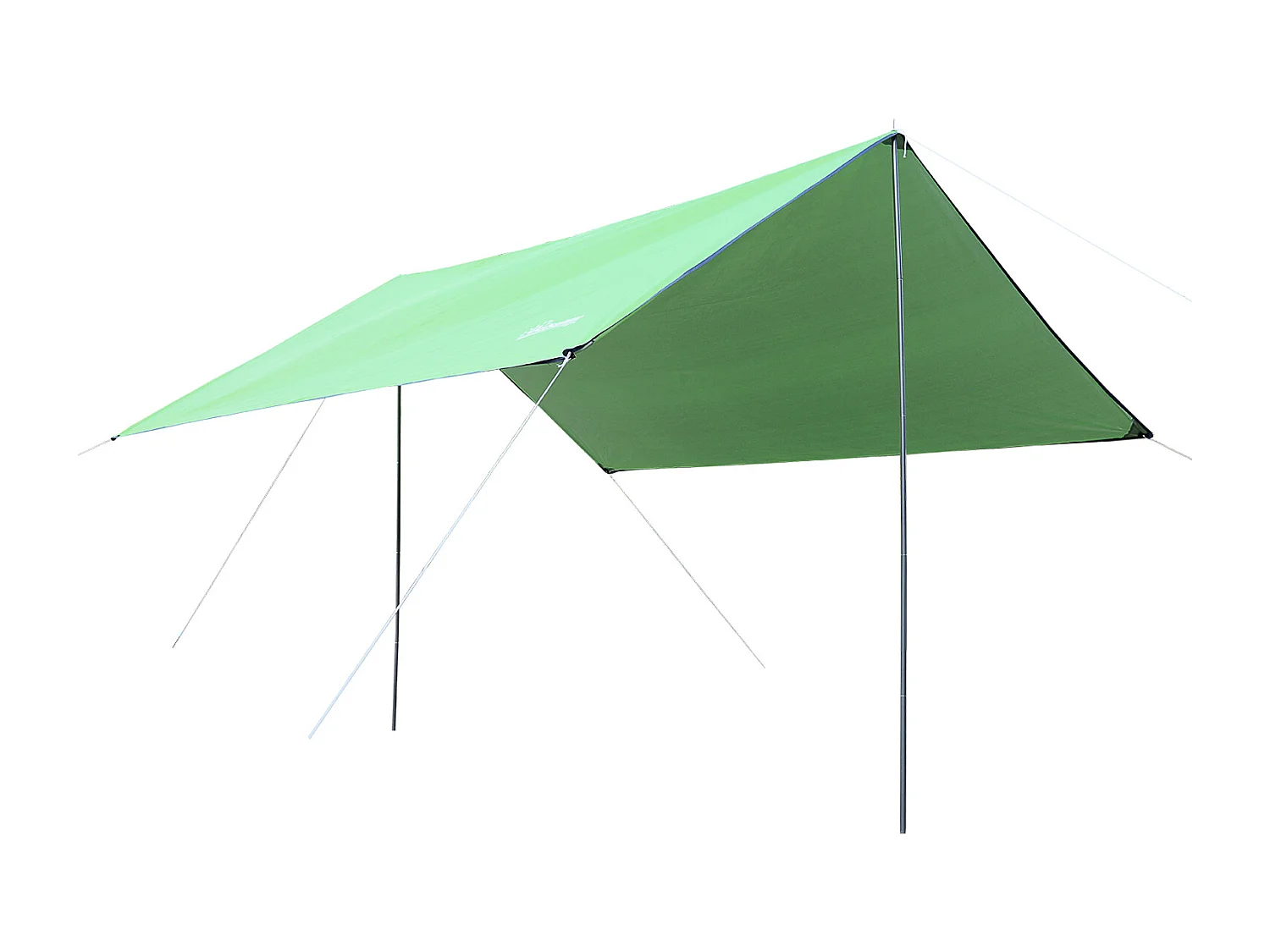 Tenda da sole portatile 3x3m tendalino impermeabile con borsa verde