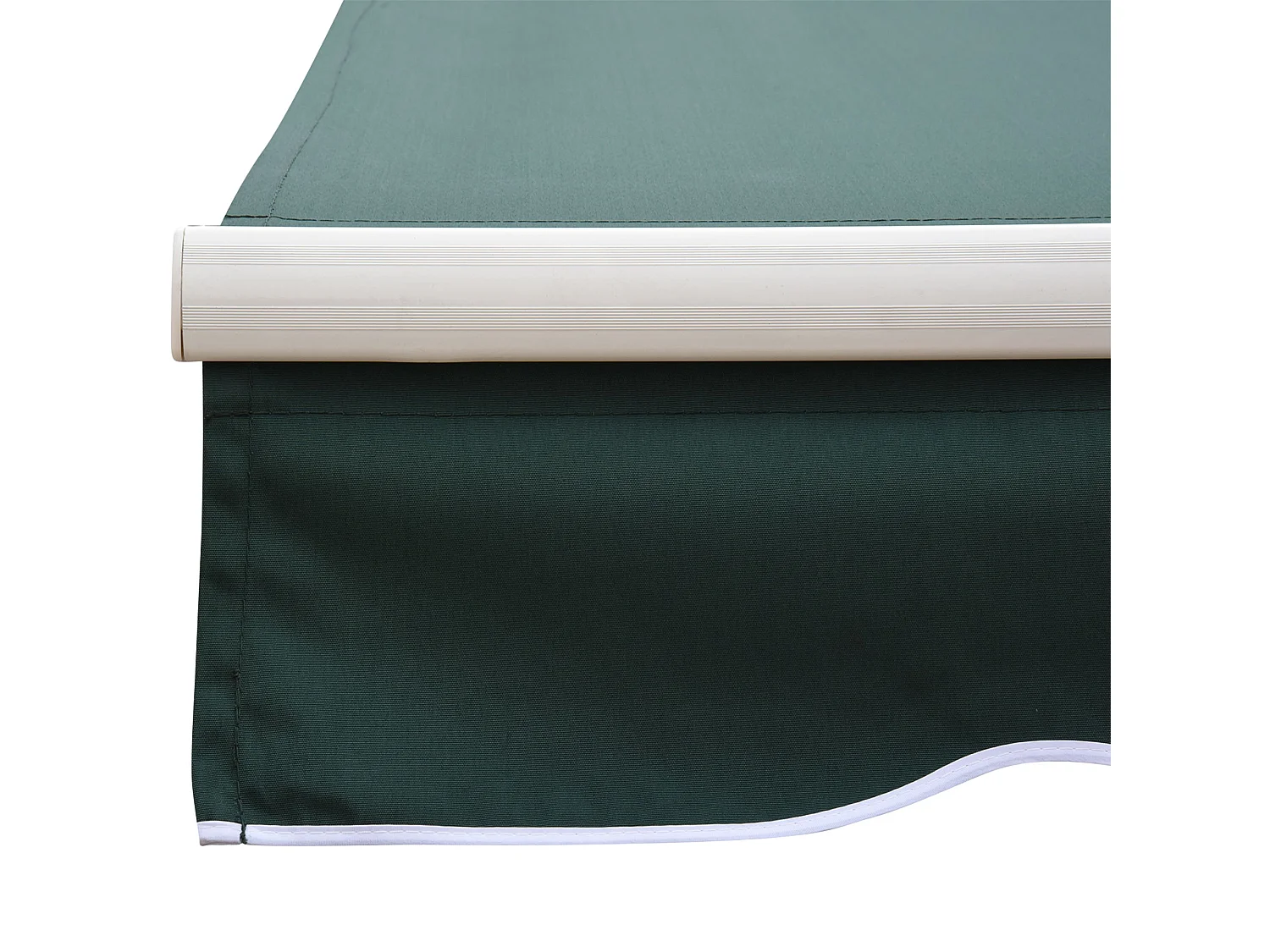 Tenda da sole 2.5x2m avvolgibile con manovella verde