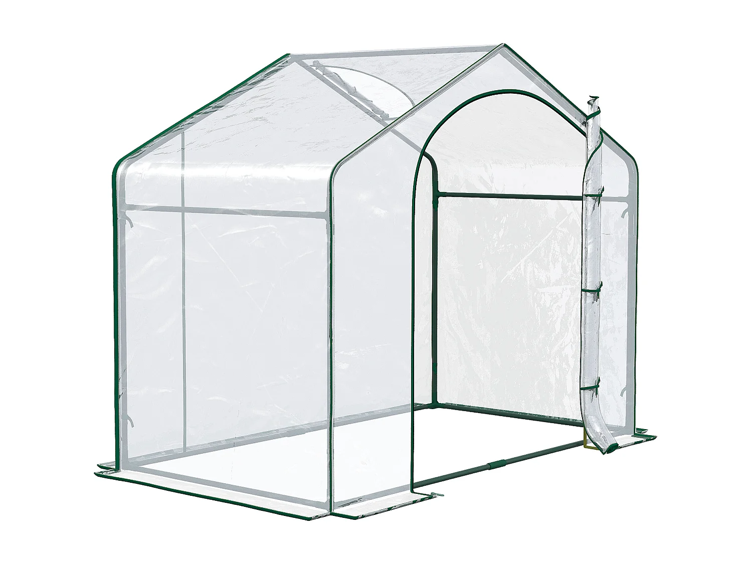 Serra da esterno con ingresso a zip e presa d'aria 180x100x152 cm