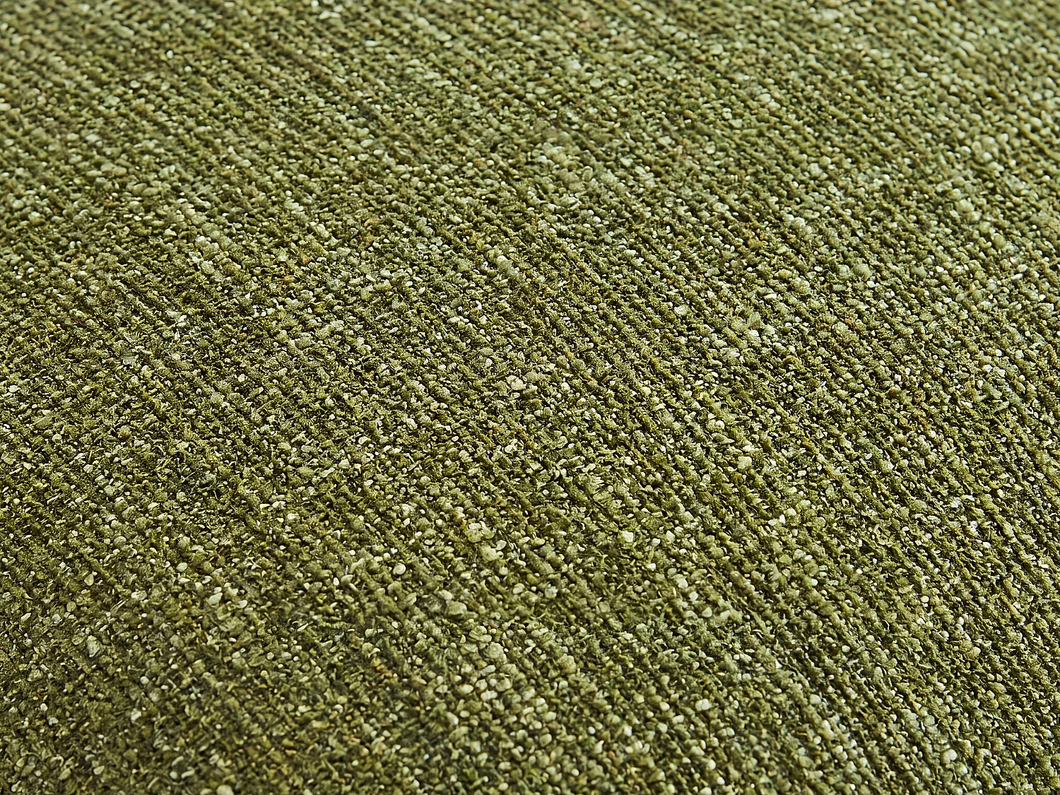 Canapé 2 places en tissu chenille vert NELIMAR