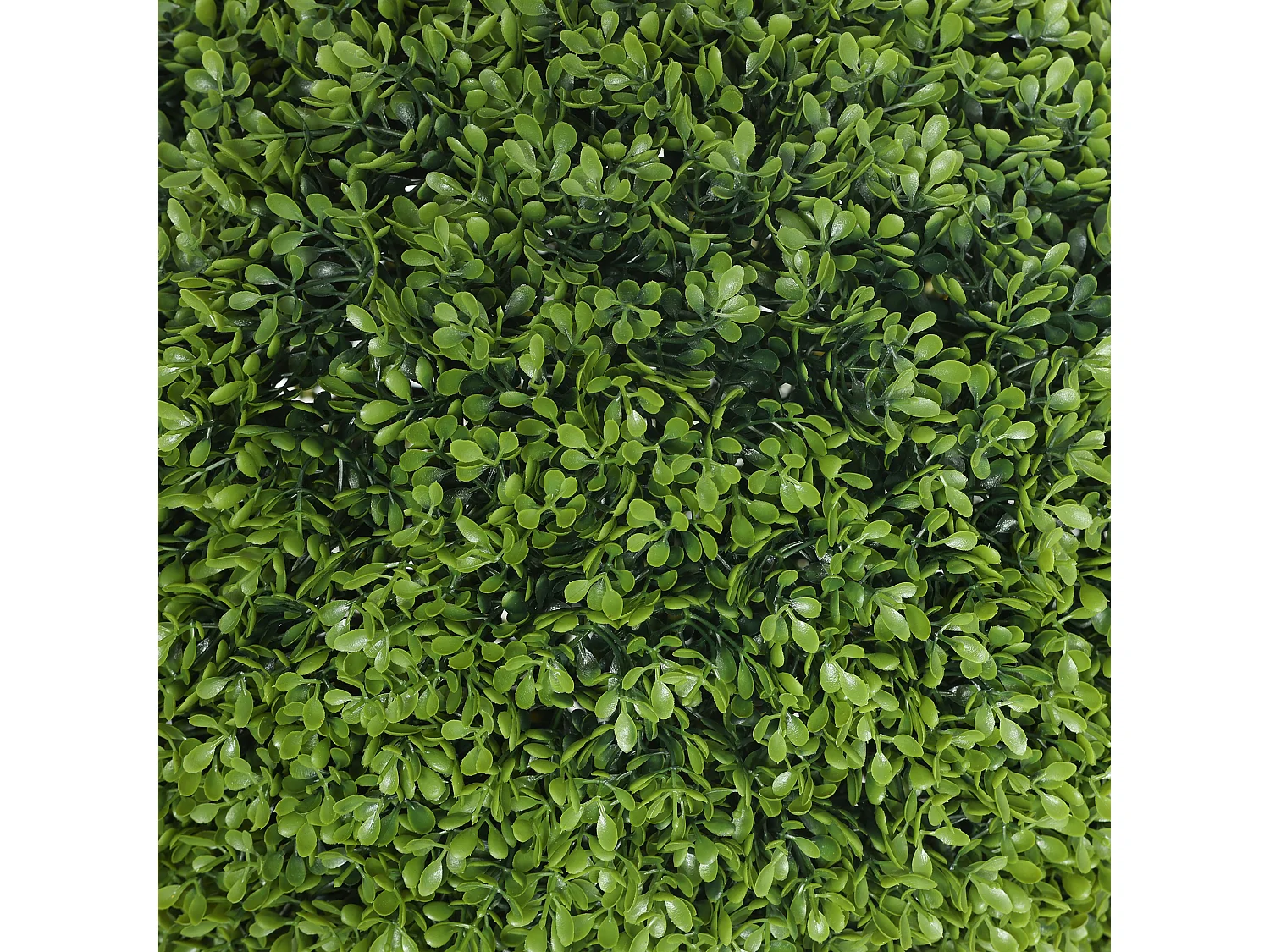 Set di 2 Piante finte di bosso Ø40 cm per interni ed esterni verde