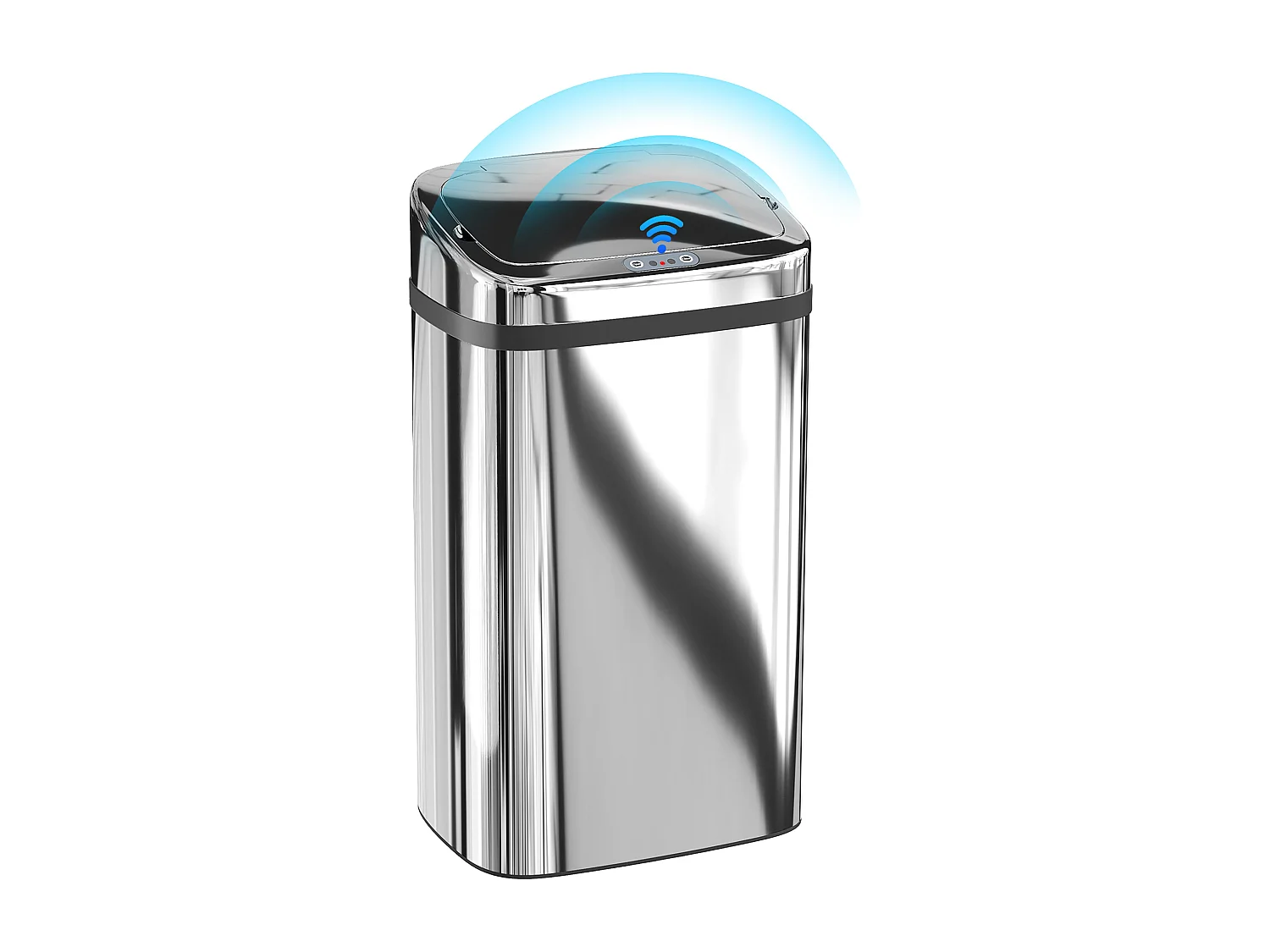 Bidone per rifiuti da 30 litri con apertura e chiusura automatica