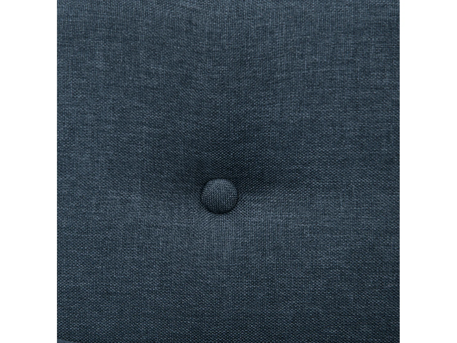 Divano 2 posti con 2 cuscini 135x74x82cm in tessuto blu scuro