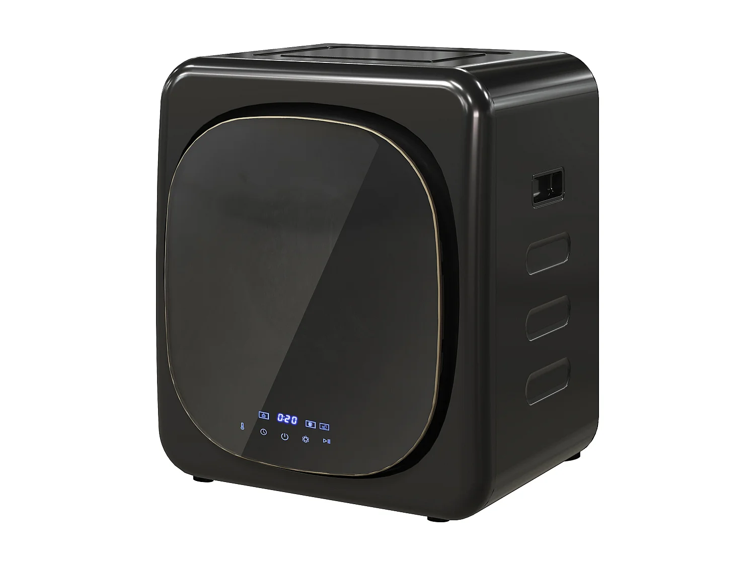 Asciugatrice carico 4 kg con timer e programma smart nero