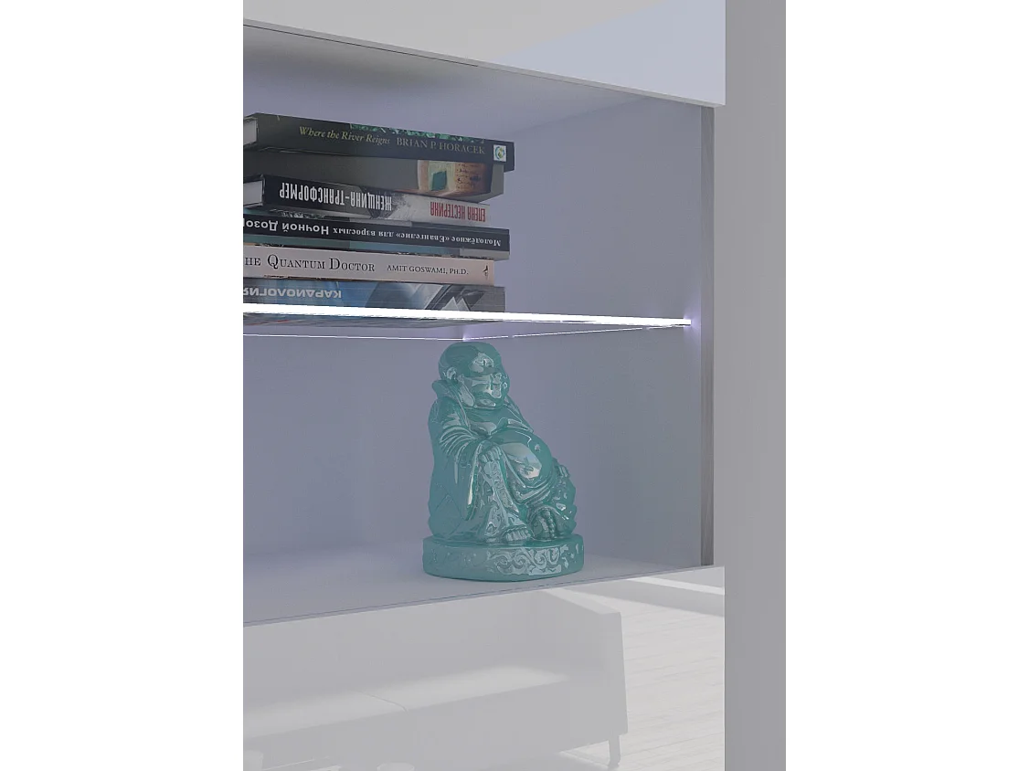 Hängevitrine Montreal 45 cm - Eiche Gold