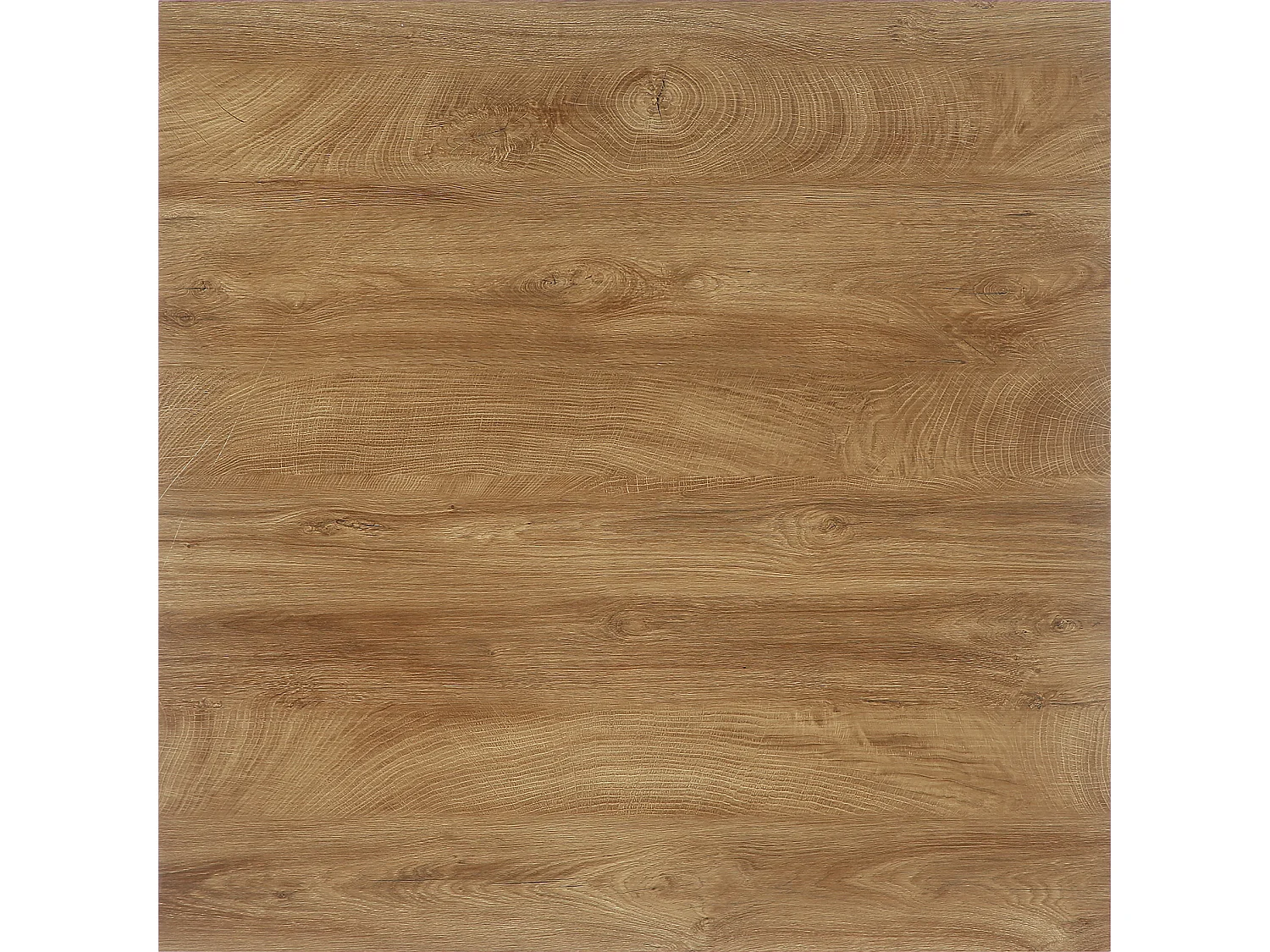 Table basse carrée, table basse de style campagnard en bois de 100 cm avec pieds robustes