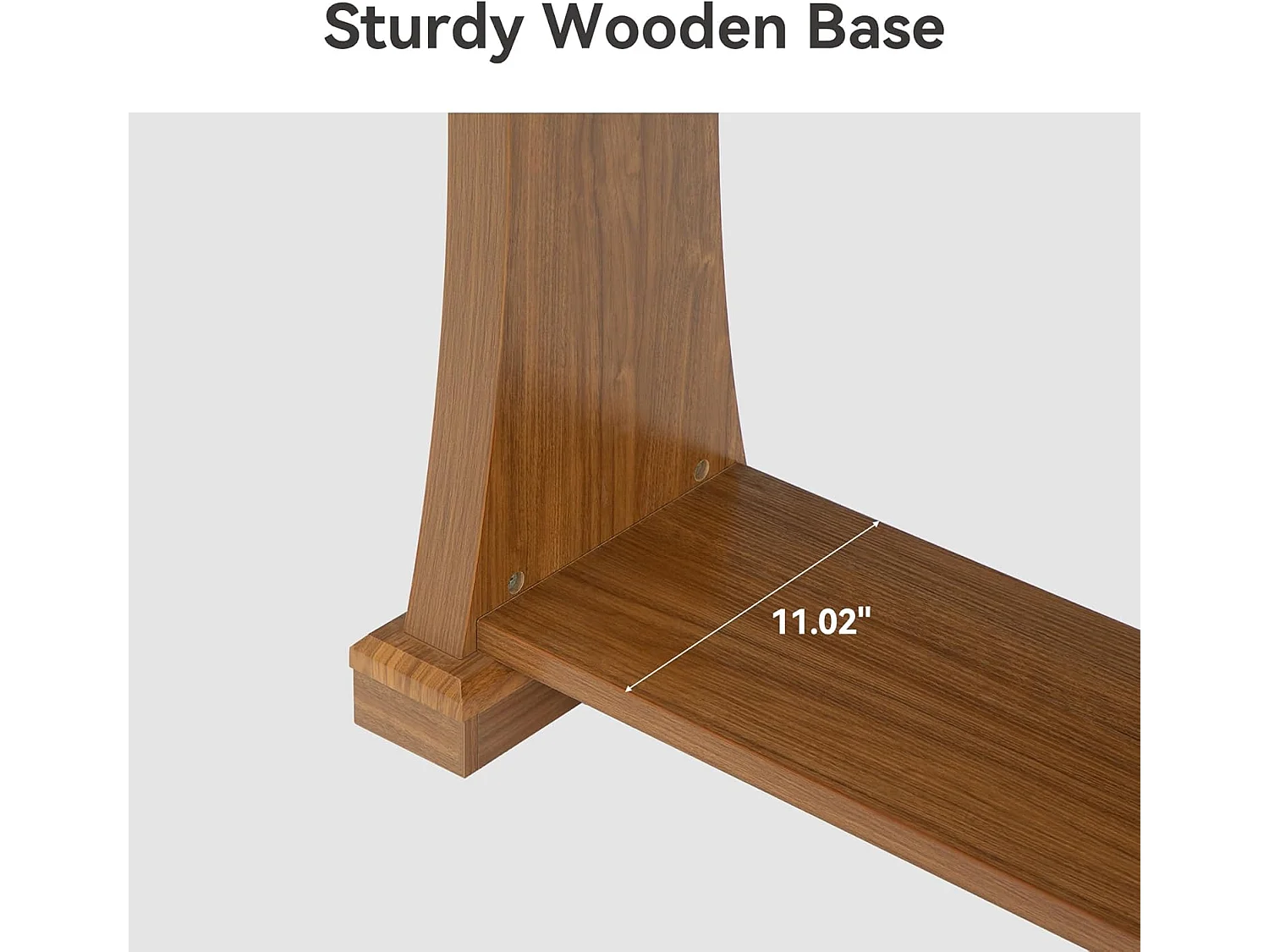 Mesa de Console de 160cm para Entrada, Mesa de Entrada de 2 Andares Atrás do Sofá