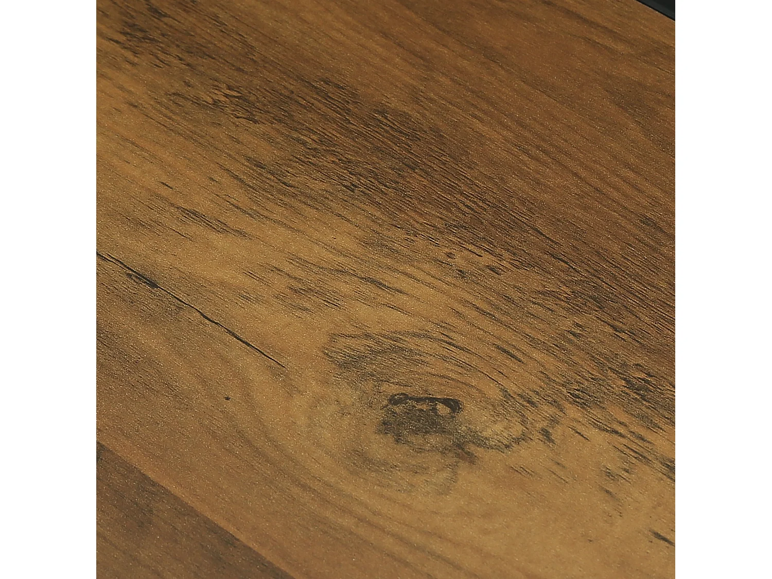 Mesa de Consola Industrial de 3 Camadas, Mesa de Sofá Rustica para Entrada Estreita com Prateleiras de Armazenamento