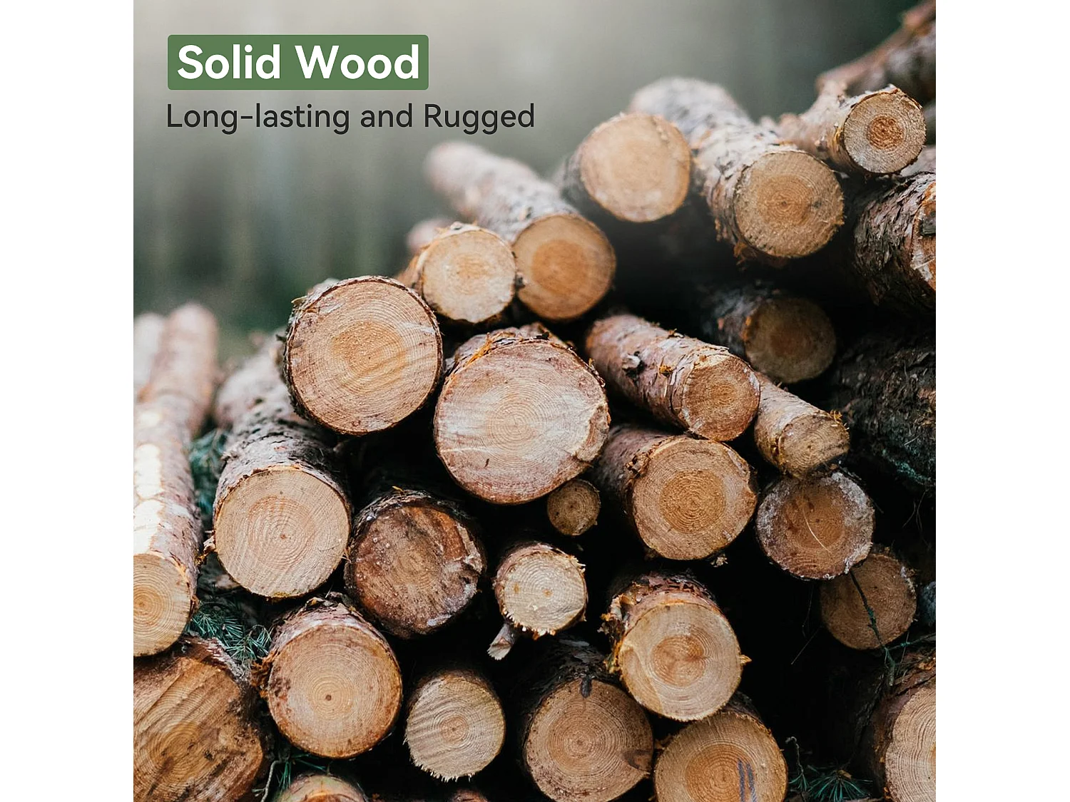 Mesa de Consola de Madeira Sólida para Entrada e Sala de Estar, Mesa de Sofá de Madeira Rústica com Design Lateral em Forma de Cauda de Peixe, 3 Camadas