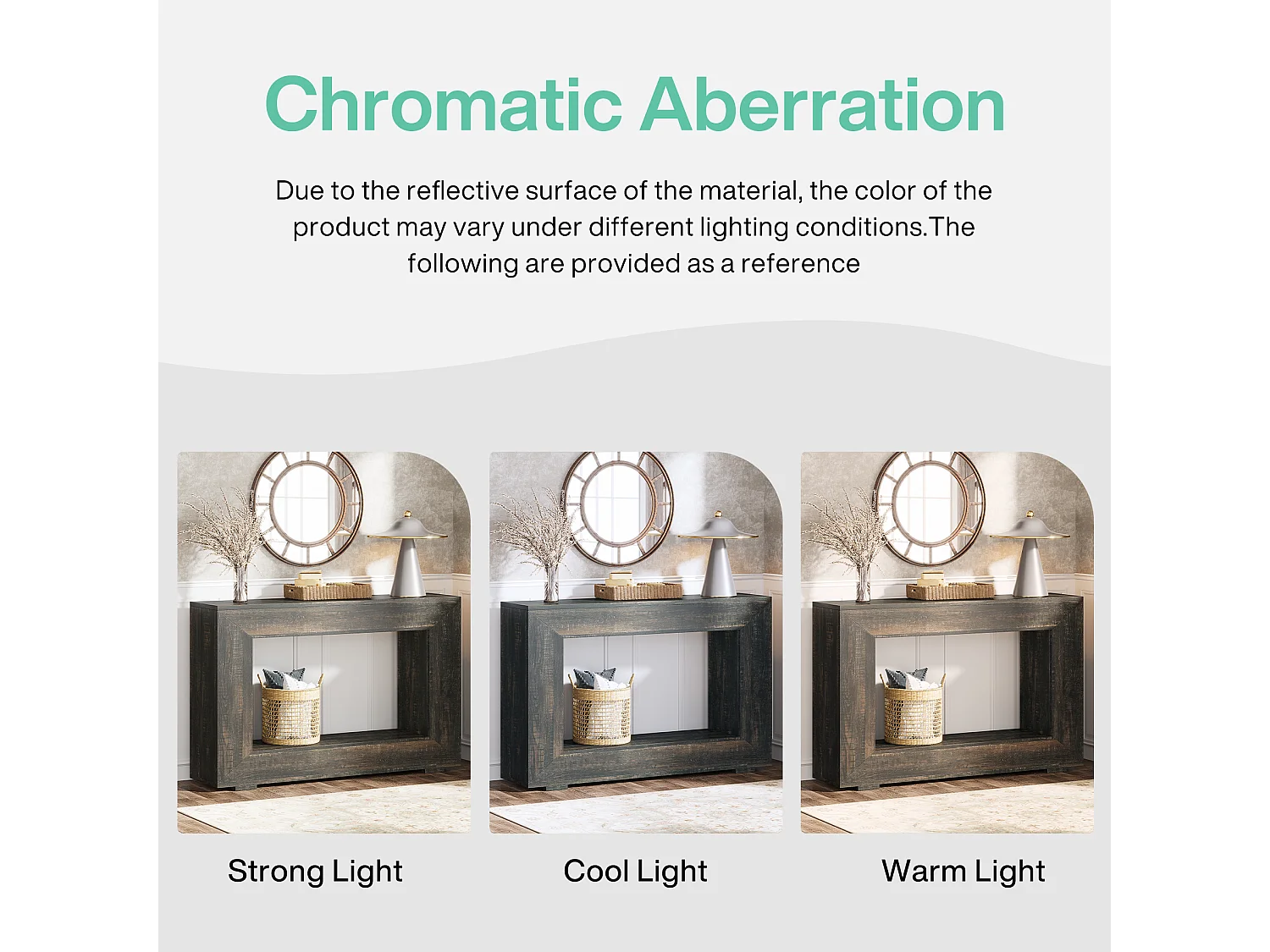 Mesa de Consola de 120cm, Mesa de Sofá com Armazenamento, Mesa Moderna de Entrada para Corredor Preta
