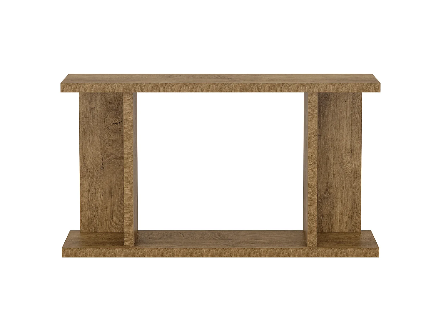 140 cm Konsole, 2-ebene Landhaus-Eingangssofa-Tafel hinter der Couch
