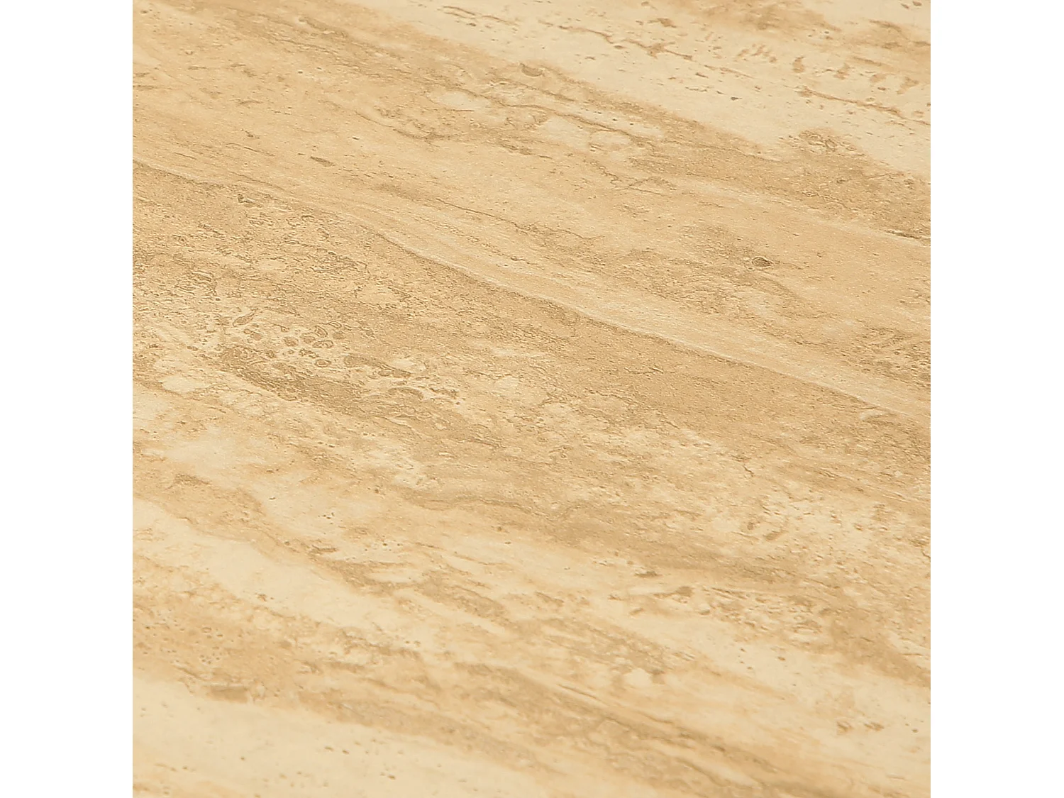 Haltafel van 160 cm, smalle lange consoletafel met imitatie travertin afwerking en stevige poten.