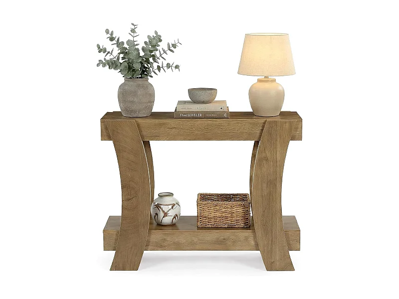 Mesa de Console de 120cm para Entrada, Mesa de Sofá para Entrada, Corredor, Sala de Estar