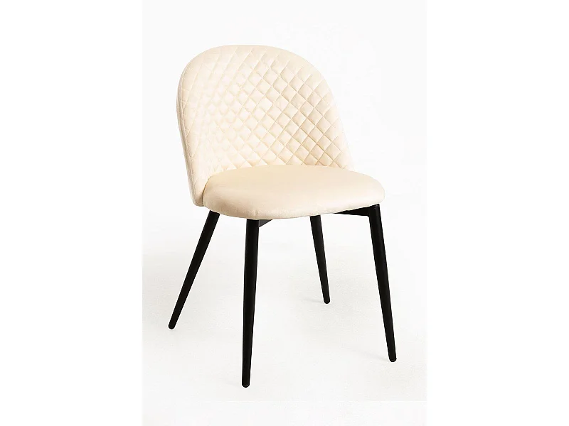 Sillas Comedor - Silla Posa Terciopelo - Beige