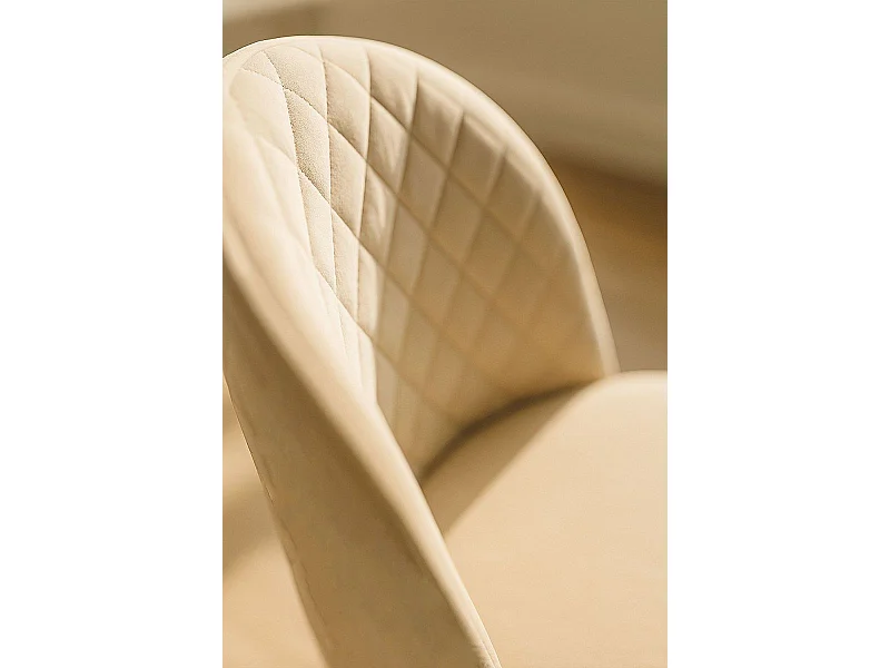 Sillas Comedor - Silla Posa Terciopelo - Beige