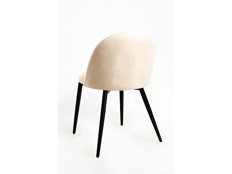 Sillas Comedor - Silla Posa Terciopelo - Beige