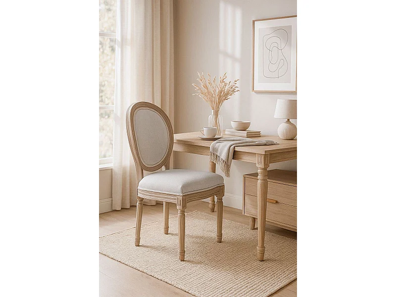 Sillas Comedor - Silla Palace - Gris claro