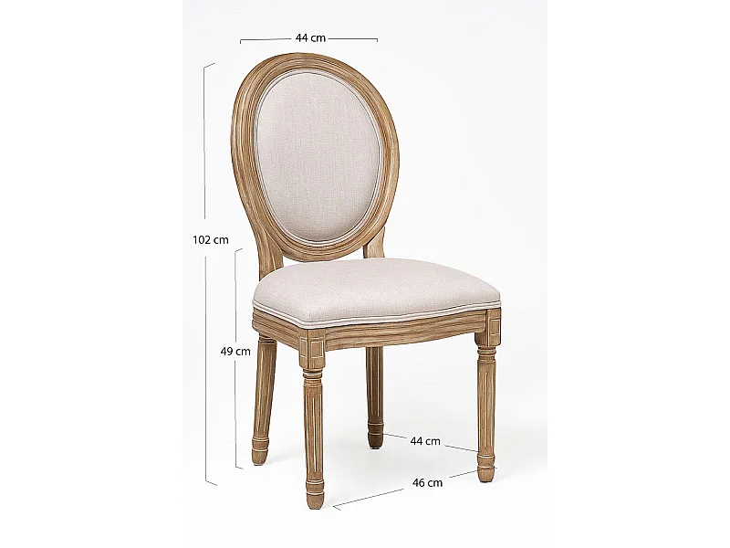 Packs Sillas Comedor - Pack 4 Sillas Palace - Taupe