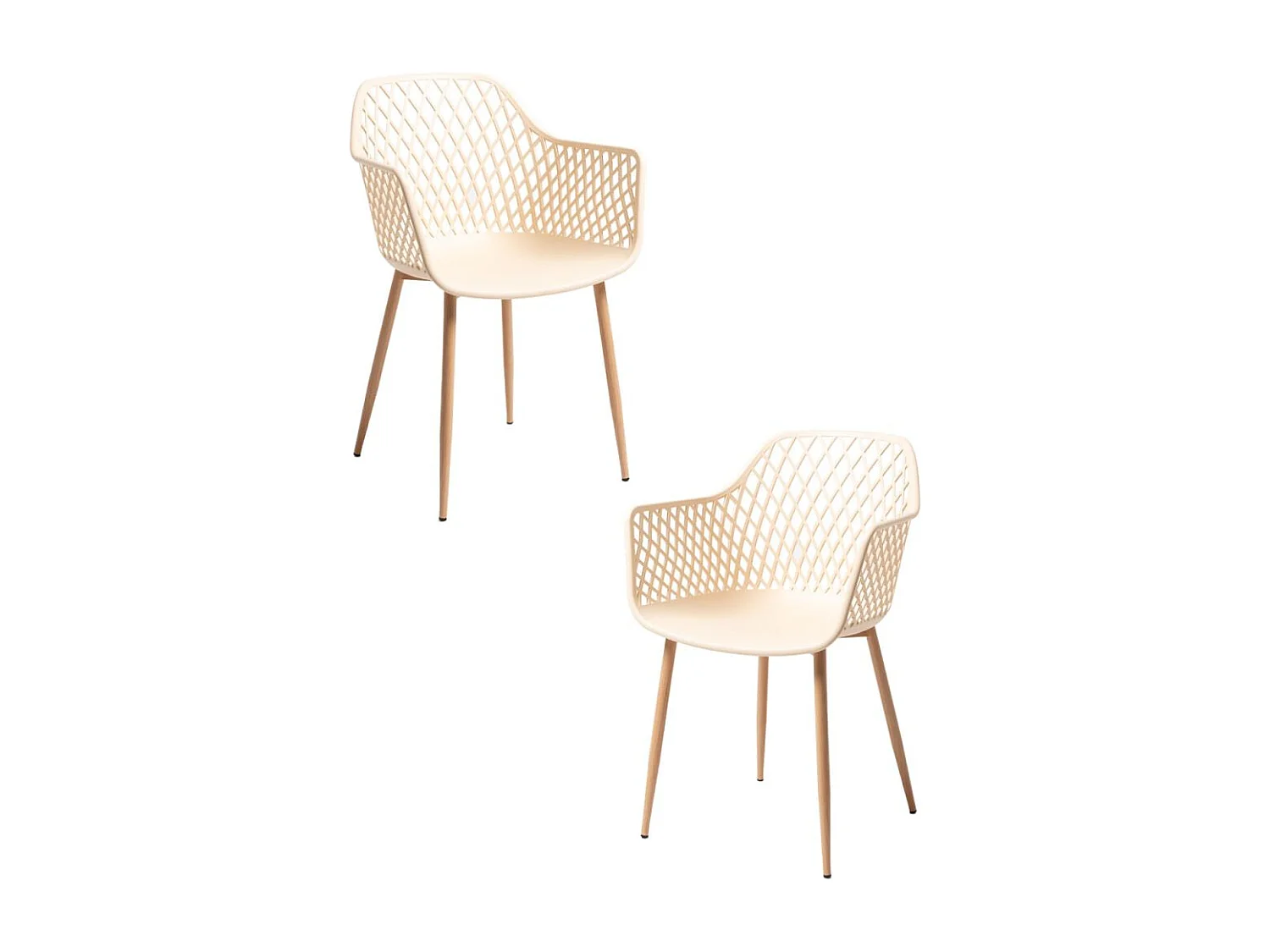 Packs Sillas Comedor - Pack 2 Sillas Tyva - Beige